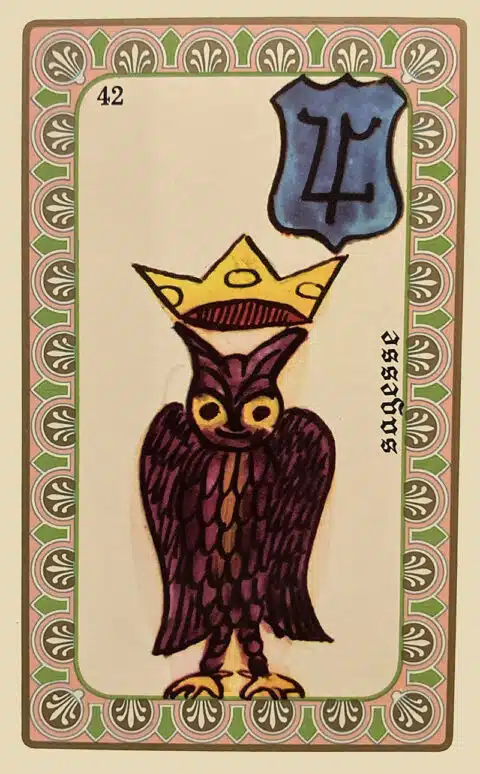 Sagesse Oracle Belline - carte n°42